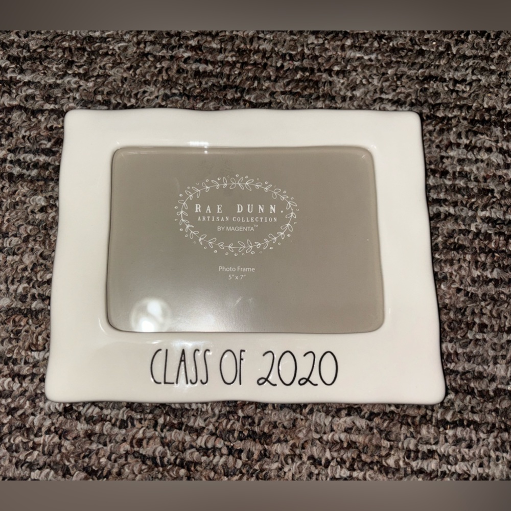 Rae Dunn Grad Class of 2020 Picture
Frame White